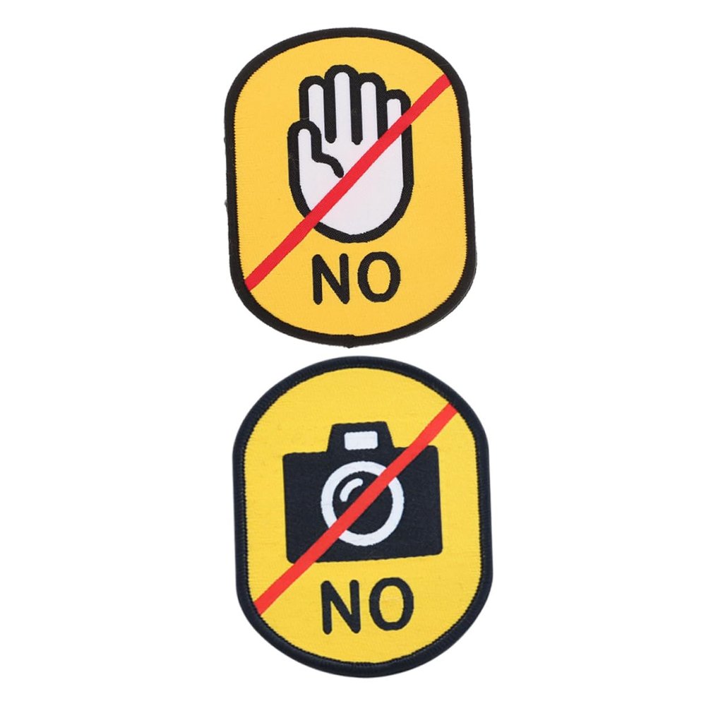 POPETPOP Dog Leash Warning Patch, Do Not Touch