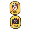 POPETPOP Dog Leash Warning Patch, Do Not Touch view 1