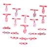 Supvox Adorable Valentine's Day Pet Bow Tie Set for Dogs and Cats view 1
