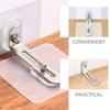 GARVALON 5-Piece No-Drill Furniture Anti-Tip Anchors, Acrylic and Stainless Steel view 3