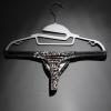 Men's Leopard Personalized Low-Rise Sport Briefs, Black, M view 2