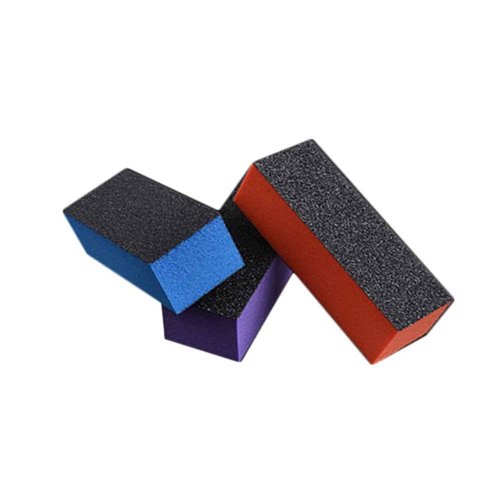 18-Piece Triangular Sponge Nail Files for Polishing