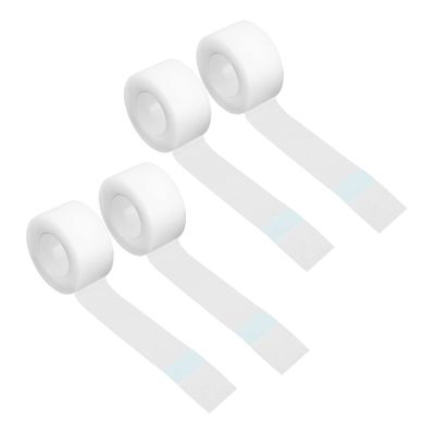 FOMIYES 4-Roll Self-Adhesive Double Eyelid Tape, Breathable PE, Transparent and Lightweight