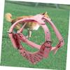 Pink PU Studded Dog Harness for Pit Bull Terriers view 2
