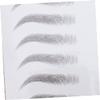 Black Eyebrow Tattoo Paper Stencils for Beginners view 2