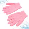 Cosmetic Gloves, 1 Pair, Natural Gel and Fiber, Pink view 2