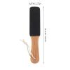 minkissy Double-Sided Foot File with Wooden Handle view 2