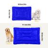 Soft, Comfortable Dog Bed Mat with Non-Slip Base, Washable, Blue view 3
