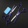 Professional 6-Inch Purple Hair-Cutting Scissors, Japanese 440C Steel view 1