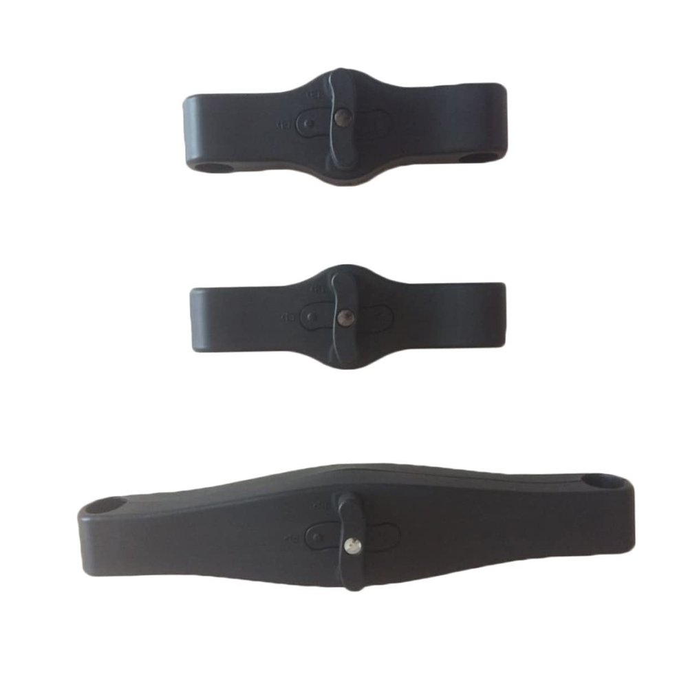 Adjustable Black 3-Piece Twin Stroller Connector