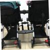 Adjustable Black 3-Piece Twin Stroller Connector view 3