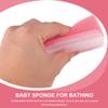 VINTORKY 3-Piece Baby Brush Set with Soft Sponge and Plastic Handle for Newborn Bathing view 4