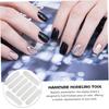 Oval Acrylic Nail Stand for Nail Art Display view 3
