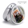 Red Panda Pill Box, 3 Compartments, Morning, Noon & Evening, 5 cm view 2