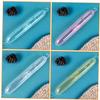 4-Pack Plastic Toothbrush Cases with Hanging Holes for Travel view 3