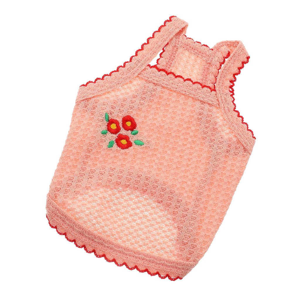 BESPORTBLE Summer Dog Clothing for Small Dogs with Floral Embroidery