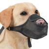 SHUOHONG Dog Muzzle, Nylon Mesh, Breathable and Comfortable, Muzzle for Large Dogs with Adjustable Straps (Black-XXL) view 1