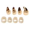 Guzheng 1 Set Silicone Nail Protector Caps, Adjustable, Right Hand view 1