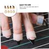Guzheng 1 Set Silicone Nail Protector Caps, Adjustable, Right Hand view 3