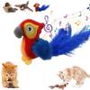 YuuFcy Interactive Flying Bird Cat Toy, USB Rechargeable, 3 Modes, Parrot view 1