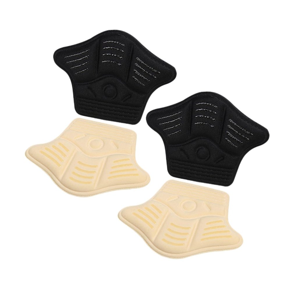TOVINANNA 4 Pairs Heel Cushions for Sports Shoes, Anti-Slip, Self-Adhesive, Breathable, Comfortable