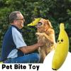 Banana Dog Toy Squeaker view 2