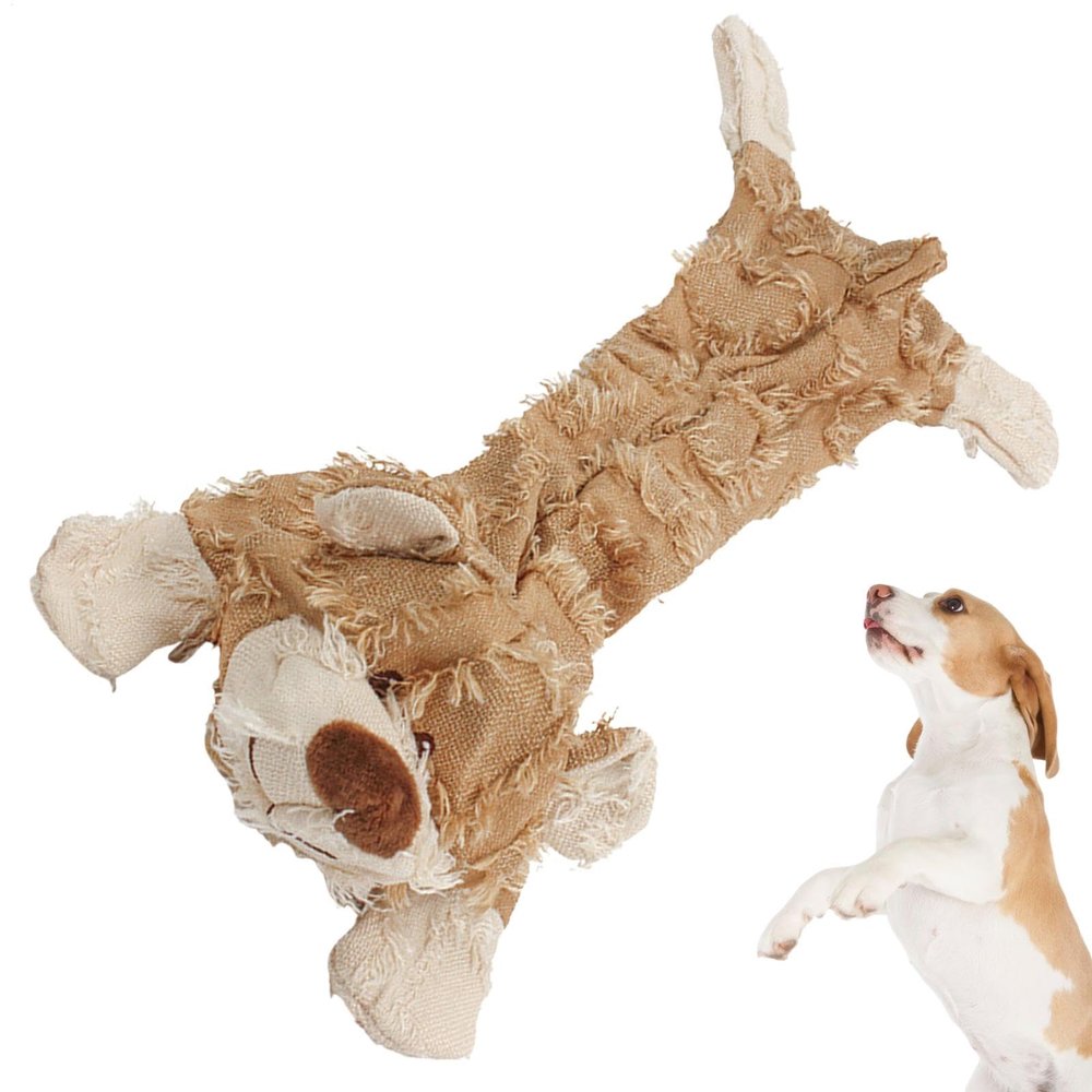 Indestructible Dog Bear Squeaky Toy