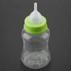 Akozon 4-Piece Silicone Transparent Durable Milk Bottle Feeder for Pets view 4