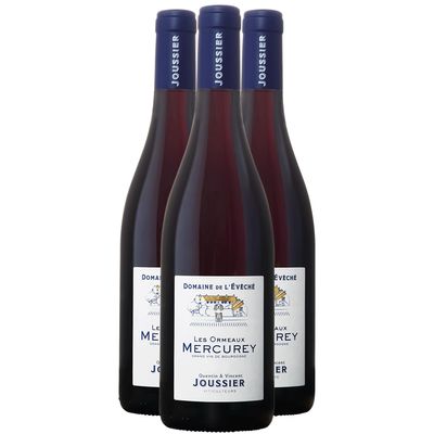 Mercurey Les Ormeaux Red Wine 2022 - Domaine de l'vch - PDO - Burgundy, France - Pinot Noir - 3 x 75 cl