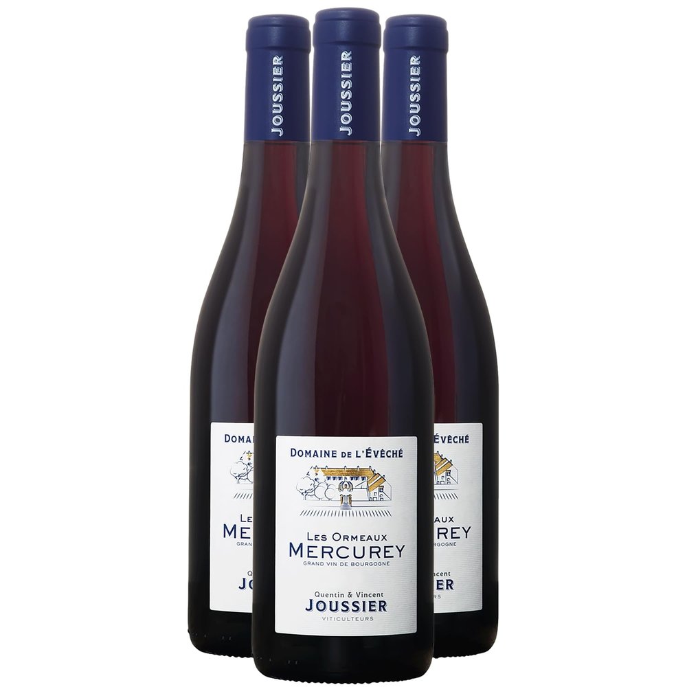 Mercurey Les Ormeaux Red Wine 2022 - Domaine de l'vch - PDO - Burgundy, France - Pinot Noir - 3 x 75 cl