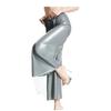 GAYLOP Natural Latex Flared Leggings, Loose-Fit Pants, Zipperless, Red, M view 2