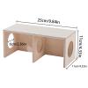 Hamster 2-Chamber Tunnel House Maze view 2