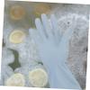 Zerodeko Reusable Dishwashing Gloves, 3 Pairs, PVC, Blue view 3