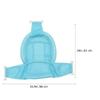 KAILIKETIY Baby Bathtub Seat, Random Color, Polyester Support Net, Blue, with Button view 2