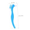 3-Piece Denture Brushes, Blue, Plastic, Double-Headed view 2