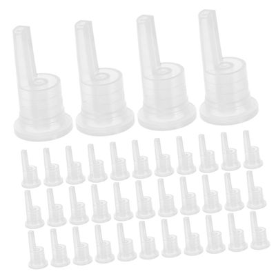 Generic 200-Piece Essential Oil Bottle Dropper Set, Transparent PP