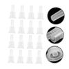 Generic 200-Piece Essential Oil Bottle Dropper Set, Transparent PP view 4