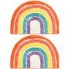BESPORTBLE 2-Pack Cat Litter Mats, Litter Box Liners and Pet Mats for Food and Water view 1