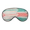 Coral and Teal Arrows Sleep Mask view 1