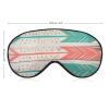 Coral and Teal Arrows Sleep Mask view 2