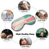 Coral and Teal Arrows Sleep Mask view 4