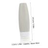 VINTORKY 3-Pack Refillable Silicone Travel Bottles, 90 ml view 2