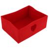 Lurrose 2-Pack Red Fabric Valentine’s Day Candy Gift Boxes view 1