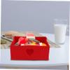 Lurrose 2-Pack Red Fabric Valentine’s Day Candy Gift Boxes view 4