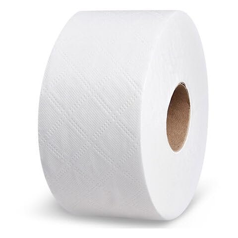 VEPATIM 12-Roll Toilet Paper, Perforated, 2-Ply, 18 cm x 100 m, White