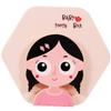 ibasenice Pink Wooden Baby Tooth Keepsake Box for Girls view 1