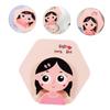 ibasenice Pink Wooden Baby Tooth Keepsake Box for Girls view 2