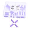 VINTORKY 32-Piece Purple Sanding Bands for Nail Drill view 1