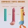 Nocciola Squeaky Chicken Dog Toy view 3