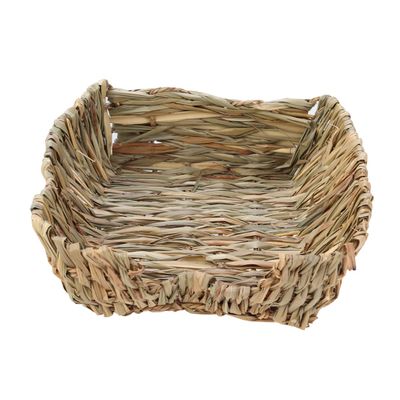 HAPINARY Woven Straw Grass Bed for Small Pets, Hamster Nest